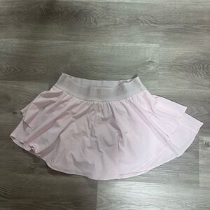 Lululemon Court Rival high rise light pink mini skort size 8